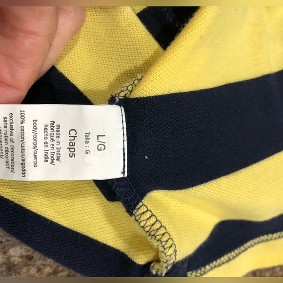 Chaps Polo Men’s Shirt Large - Picture 4 of 6